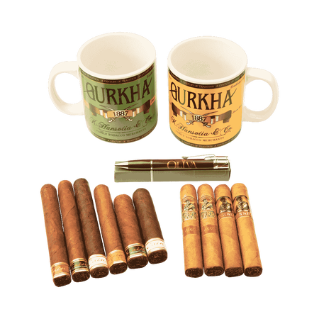 10 Cigars, 2 Coffee Mug Set & Pen Lighter, , cigars